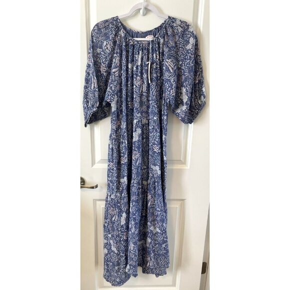 Anthropologie Dresses & Skirts - New ANTHROPOLOGIE Sundry Blouson-Sleeve Dress small SIZE 1 Lavender Floral boho